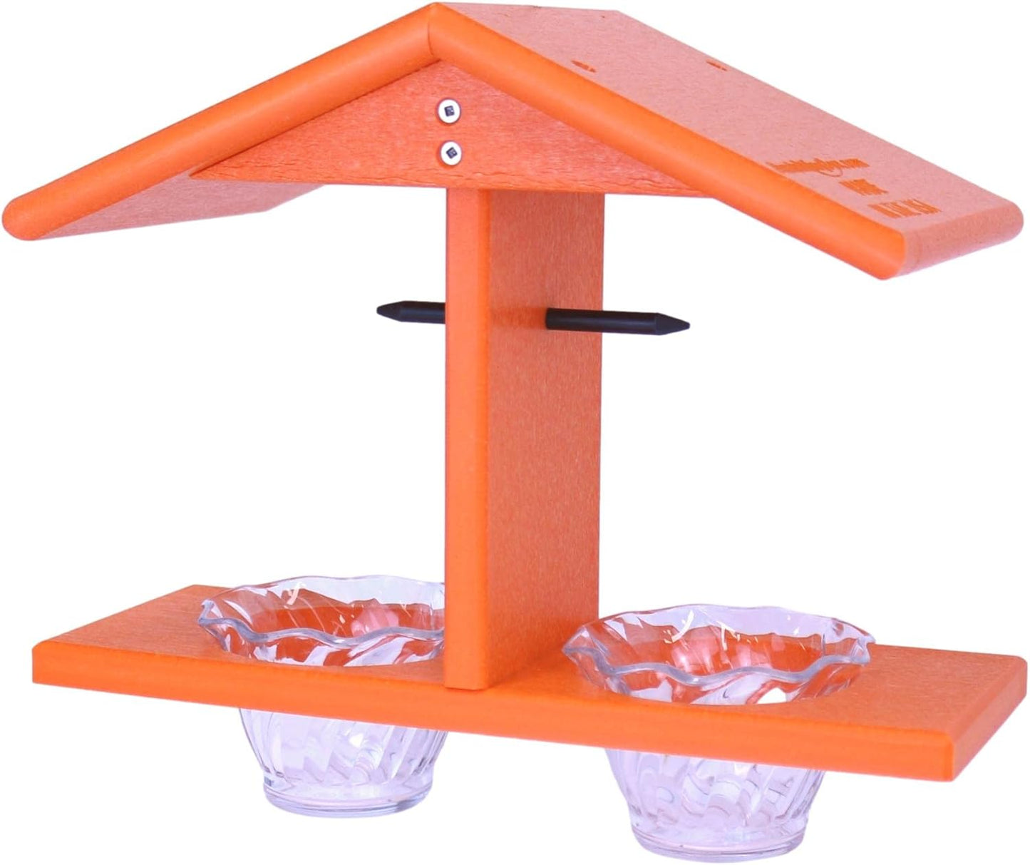 AmishToyBox.com Oriole Bird Feeder, Double-Cup Jelly Oriole Feeder wit