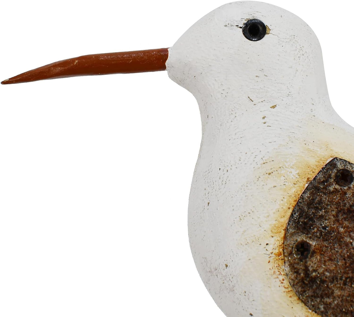 Aecipl Wood Bird Statue Standing Seagull Nautical Decor Coastal Birds 