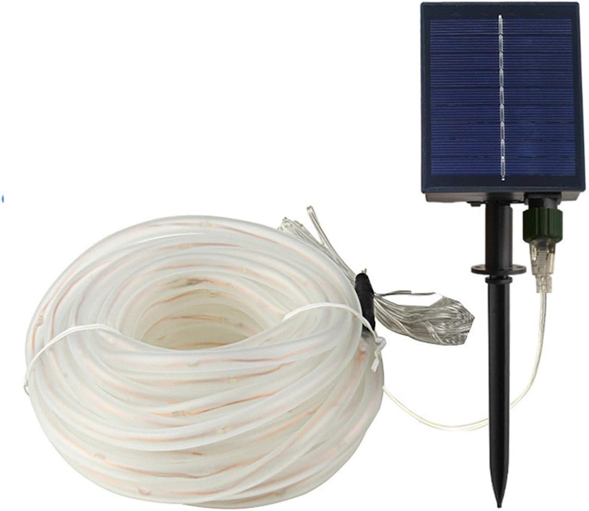 100 LEDs Rope Tube Fairy Garden Lights Solar Licht LED String Lights Solar Lamp Outdoor Waterproof Solar (Color : Multicolor Size : 5M 50LED) (Multicolor 10M 100LED)