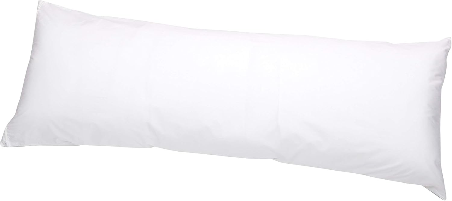 Amazon Basics Hypoallergenic Protector Cover Pillowcases - 21 x 55 Inc