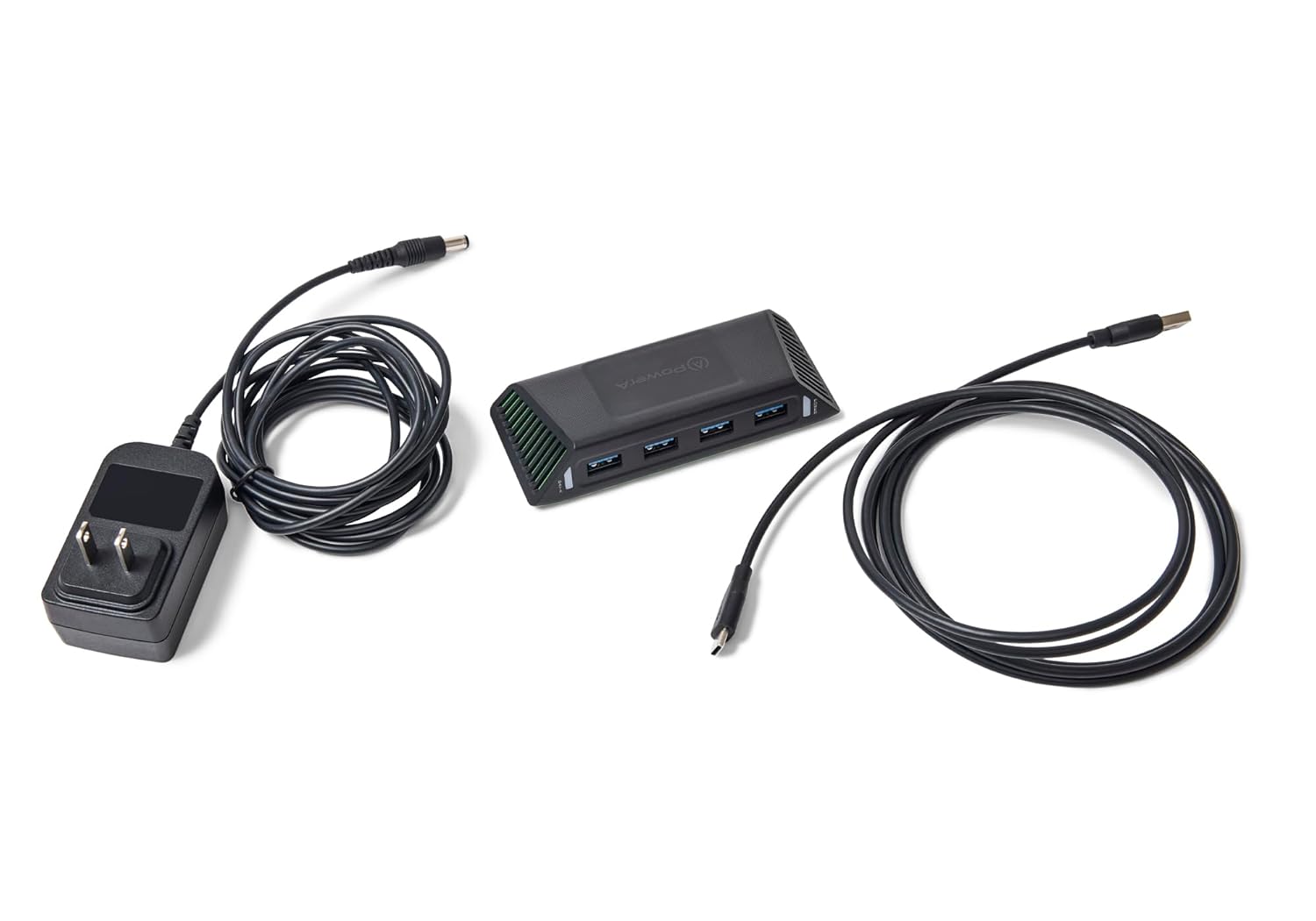 PowerA 4-Port USB 5Gbps Hub for Xbox Series X|S, USB 3.2, AC Powered, 