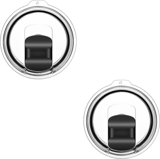 20 oz Tumbler Lids for Yeti, 2 Pcs Replacement Magnetic Spill-Resistan