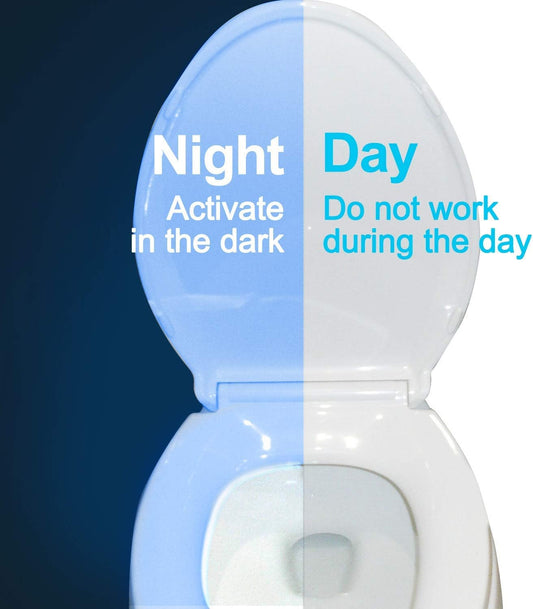 ZEZHOU Original Toilet Night Light 2 Pack, Motion Sensor Activated LED