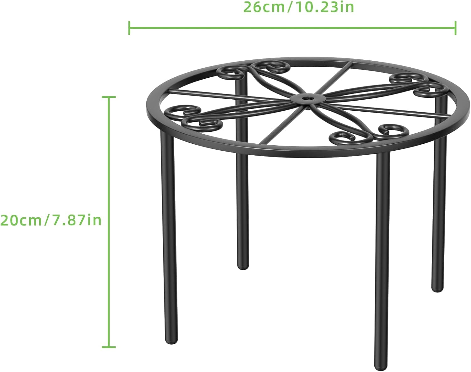 Plant Stand 1 PCS-10.2 IN Flower Pot Stand Plant Rack for Indoor and O