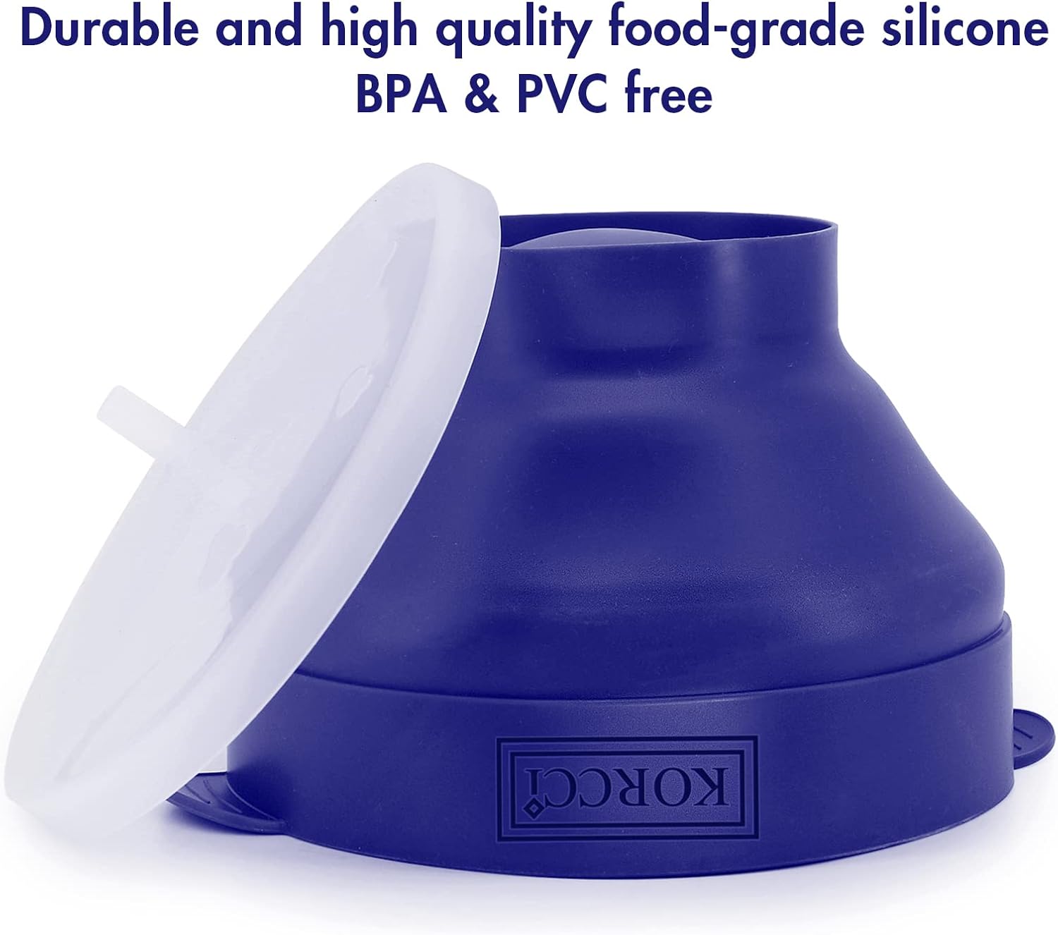 The Original Korcci Microwaveable Silicone Popcorn Popper, Microwave P