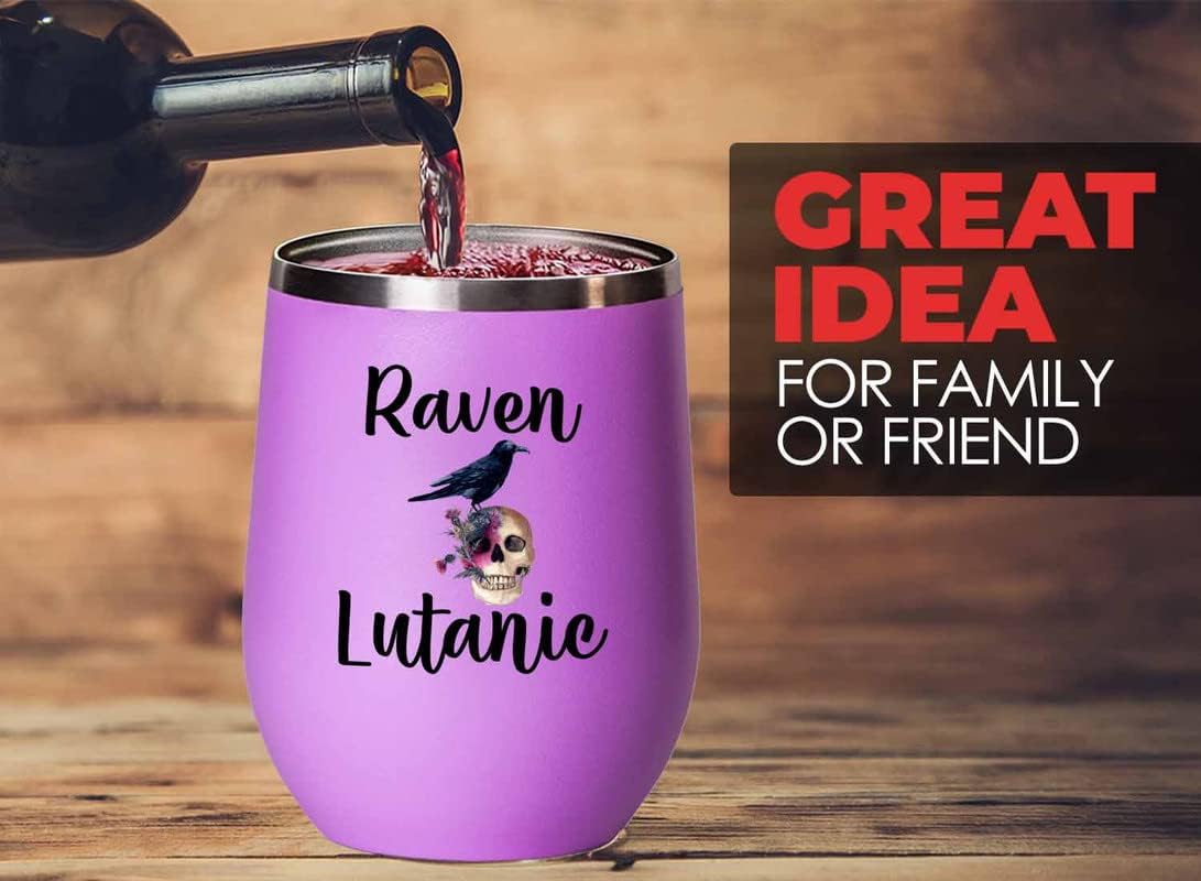 Bird Lover Pink Edition Wine Tumbler 12oz - Rven lutanic - Hummingbird
