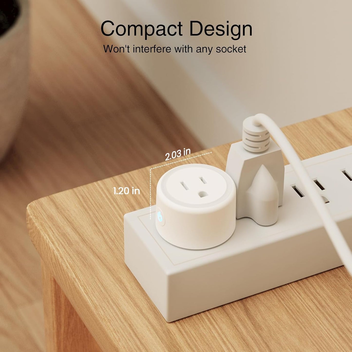 GHome Smart Plug, WiFi Smart Plugs Work with Alexa and Google Home, Sm