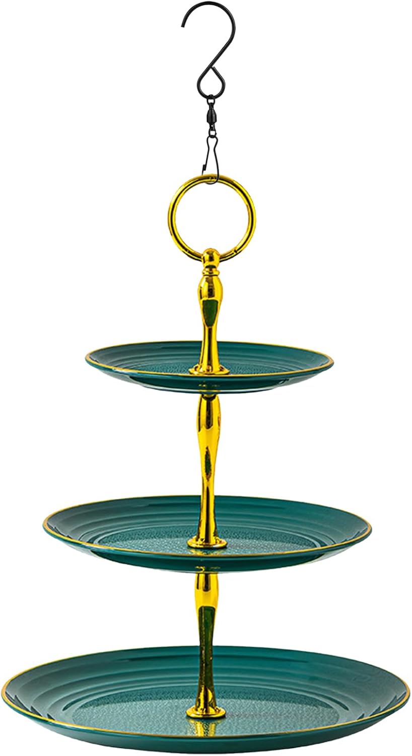 Ornamental Avian Water Feeder - Solar Flowing Birdbath Fountain, Hangi