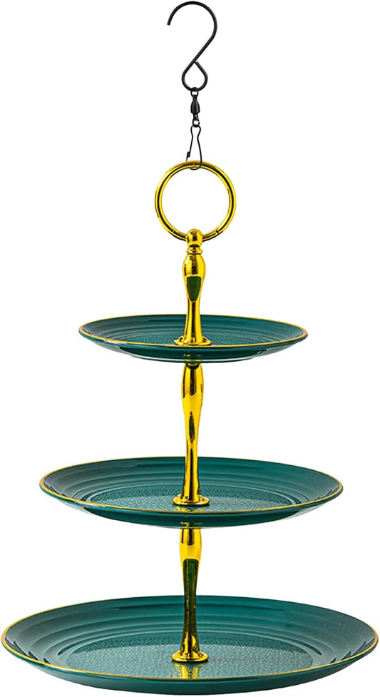 Ornamental Avian Water Feeder - Solar Flowing Birdbath Fountain, Hangi