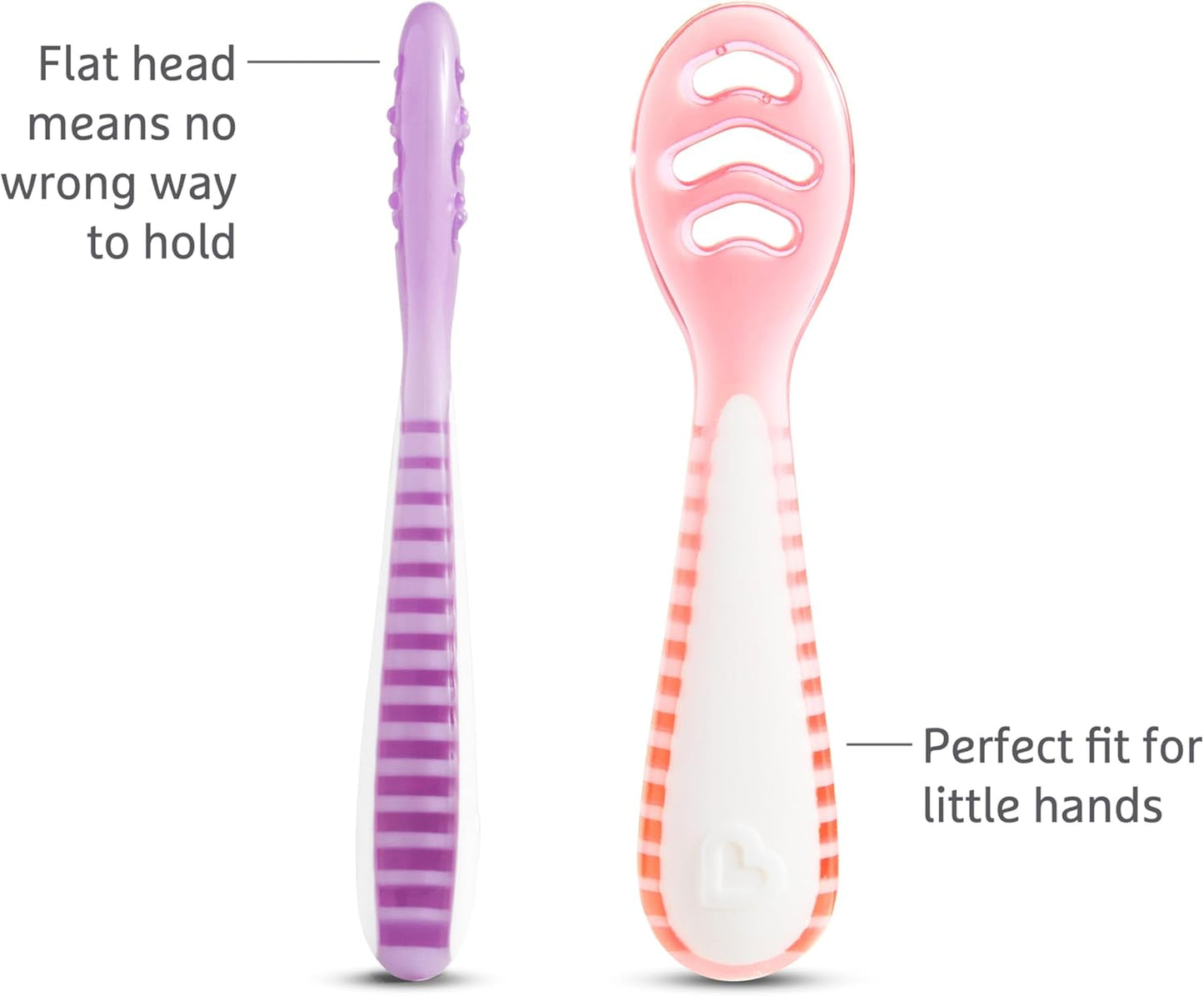 Munchkin® Gentle Dip™ Baby Spoons for Self Feeding and Baby Led Weanin