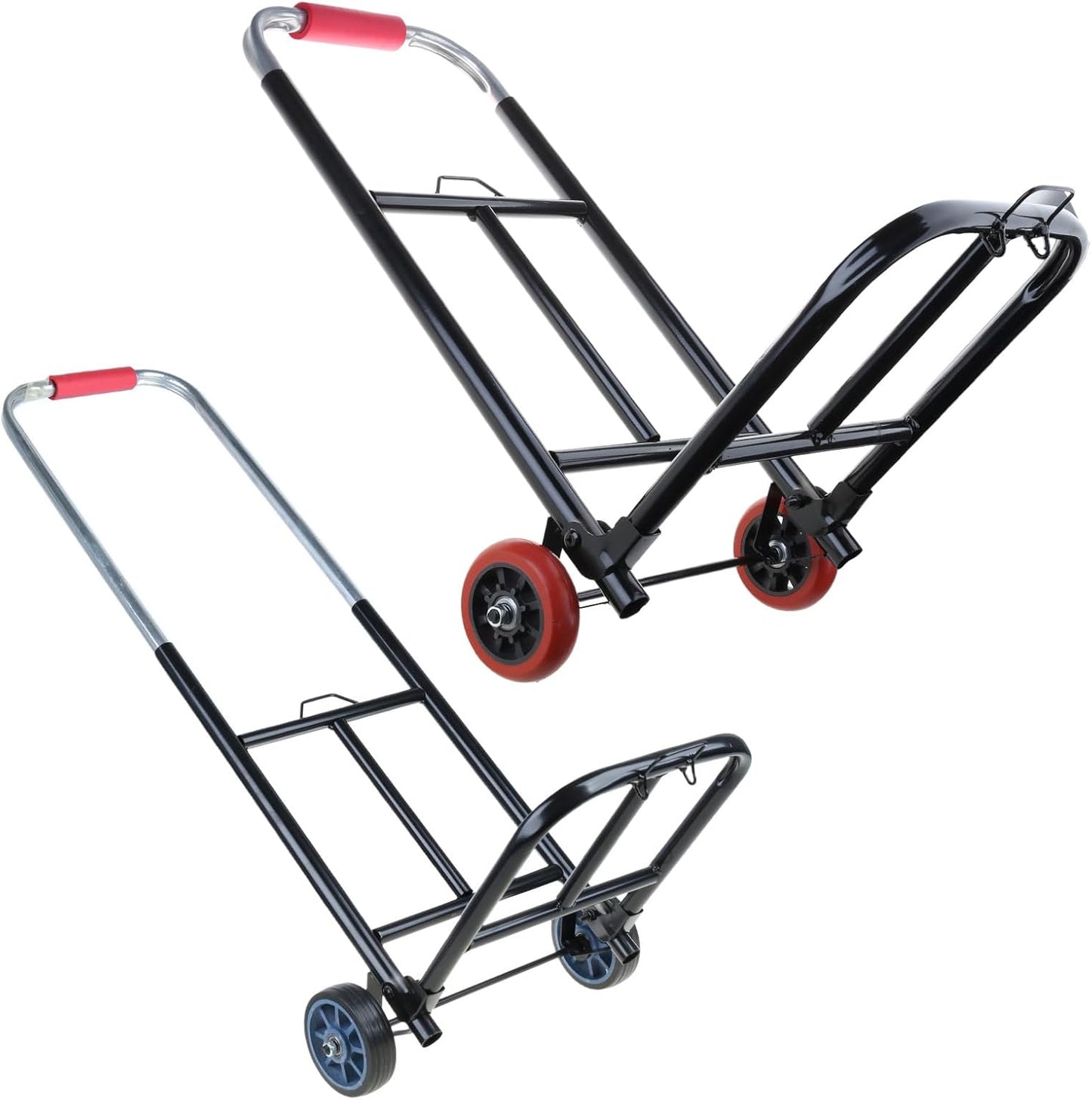 Foldable Utility Wagons Garden Cart Space Efficient Foldaway Handcart Supplies With Stable For Everyday Tasks