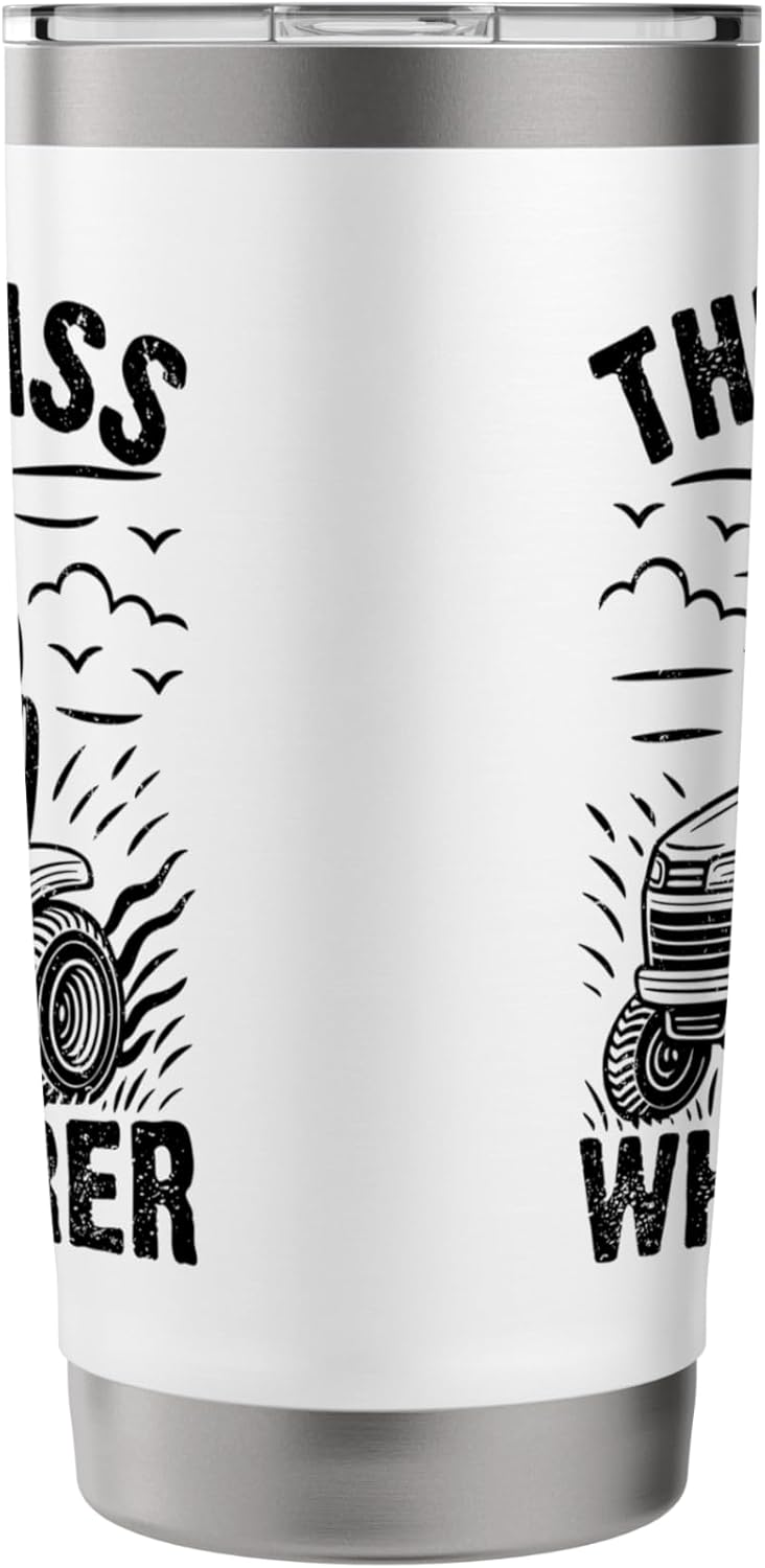 The Grass Whisperer Landscaping Gardener Lawn Mowing Stainless Steel Insulated Tumbler
