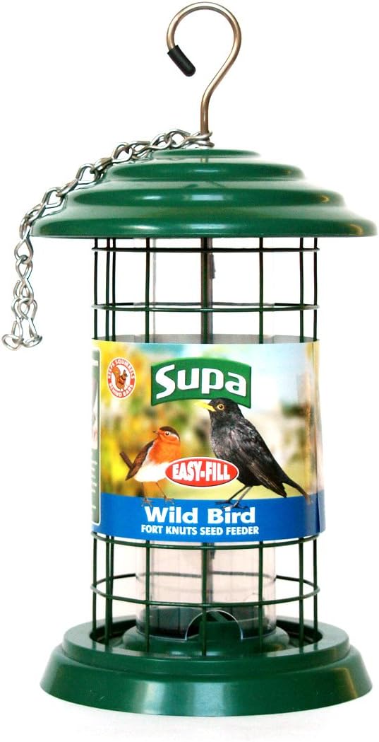 Supa Easy Fill Fort Seed Bird Feeder 8"