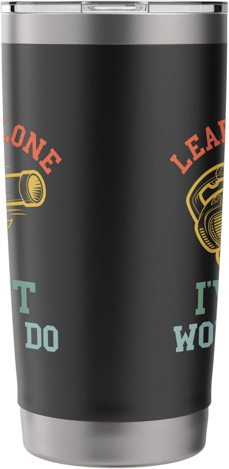 Leaf Blower Mens Landscaping Funny Lawn Care Yard Dad Pun Stainless Steel Insulated Tumbler
