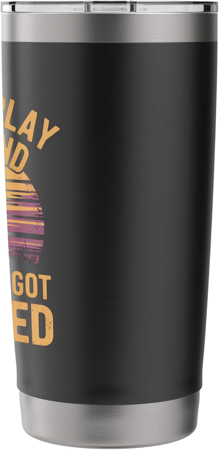 Funny Lawn Care Humorous Marriage Quote Stainless Steel Insulated Tumbler