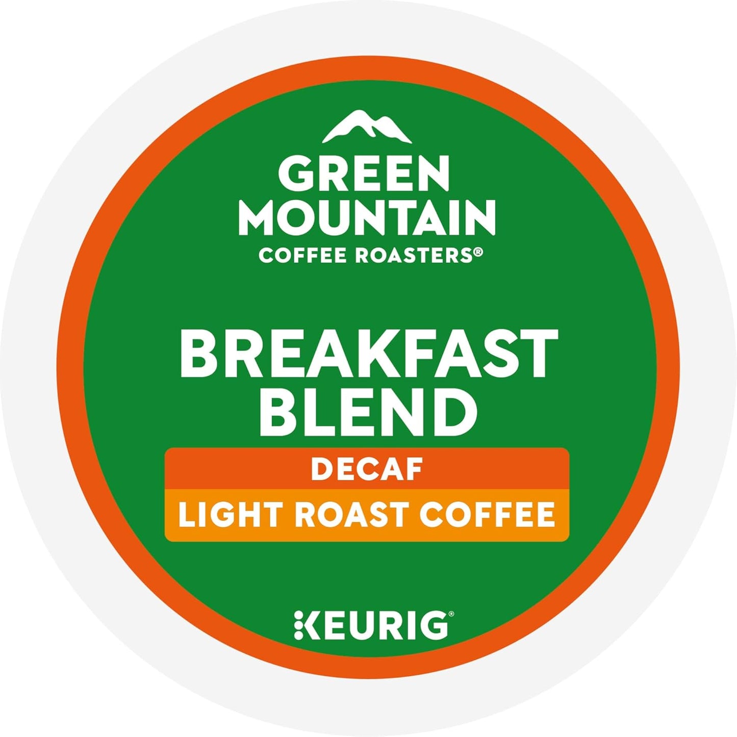 Green Mountain Coffee Roasters Decaf Breakfast Blend, K-Cup Portion Pack for Keurig K-Cup Brewers (Pack of 48)