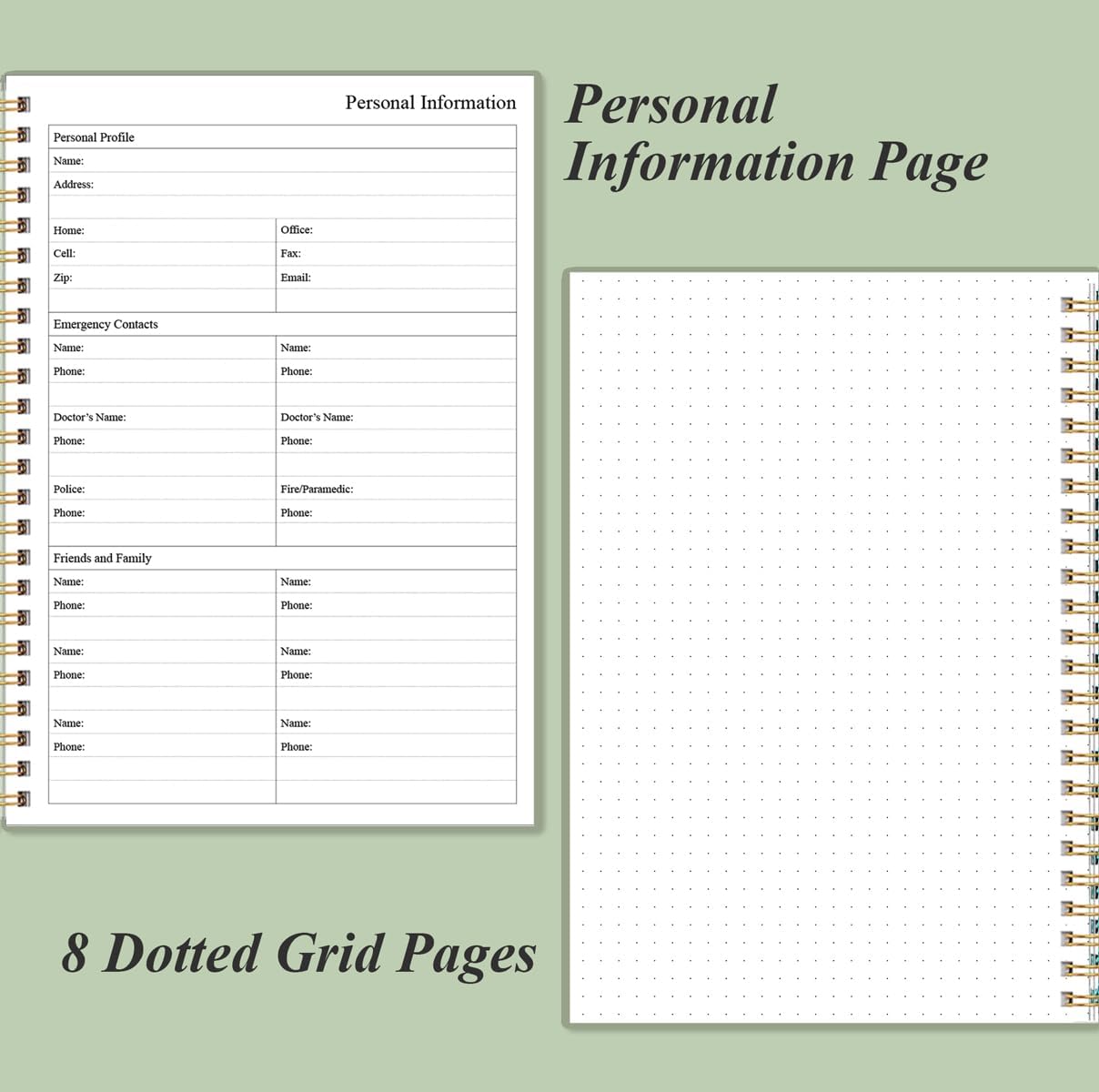 Daily Planner Undated - B5 To Do List Notebook Hourly Schedules, Spira