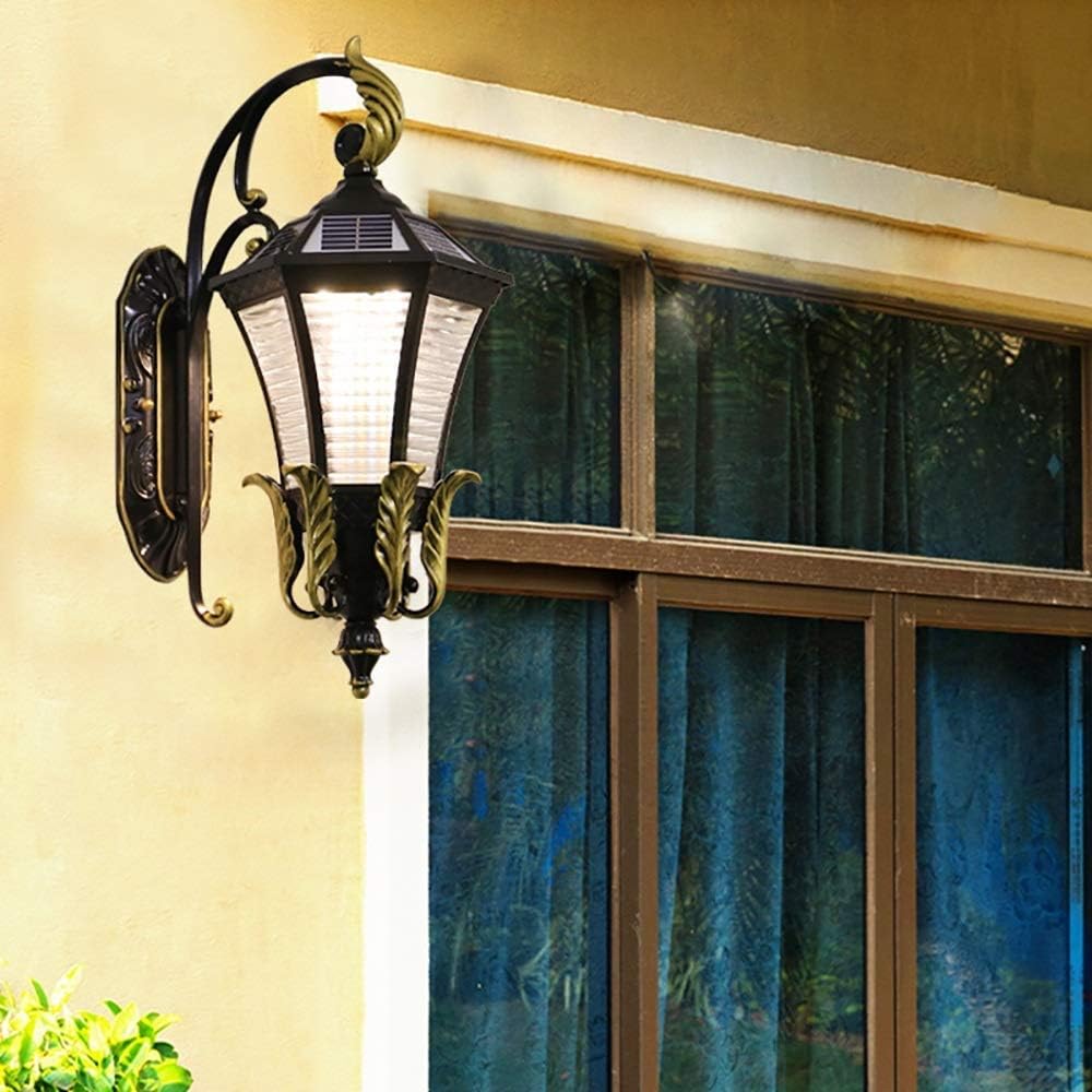 Wall Light Solar Outdoor Waterproof Villa Garden Door Lights Terrace Vision(CH)