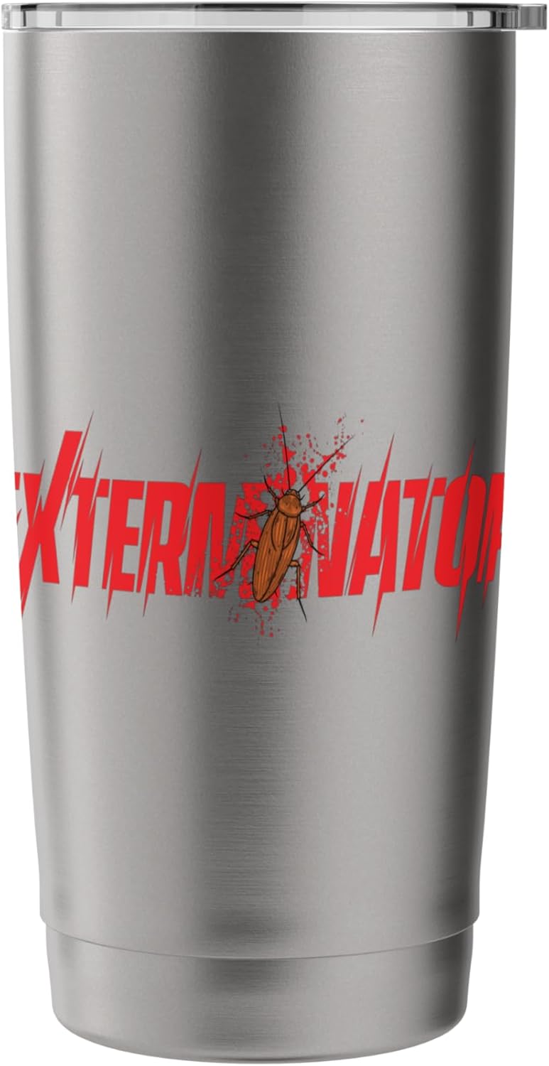 Exterminator - Pest Control Worker Termites Bed Bugs Mice Stainless Steel Insulated Tumbler