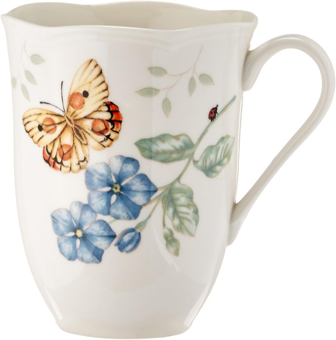 Lenox Dinnerware Set, Butterfly Meadow 18-Piece Set, Service For 6, Wh