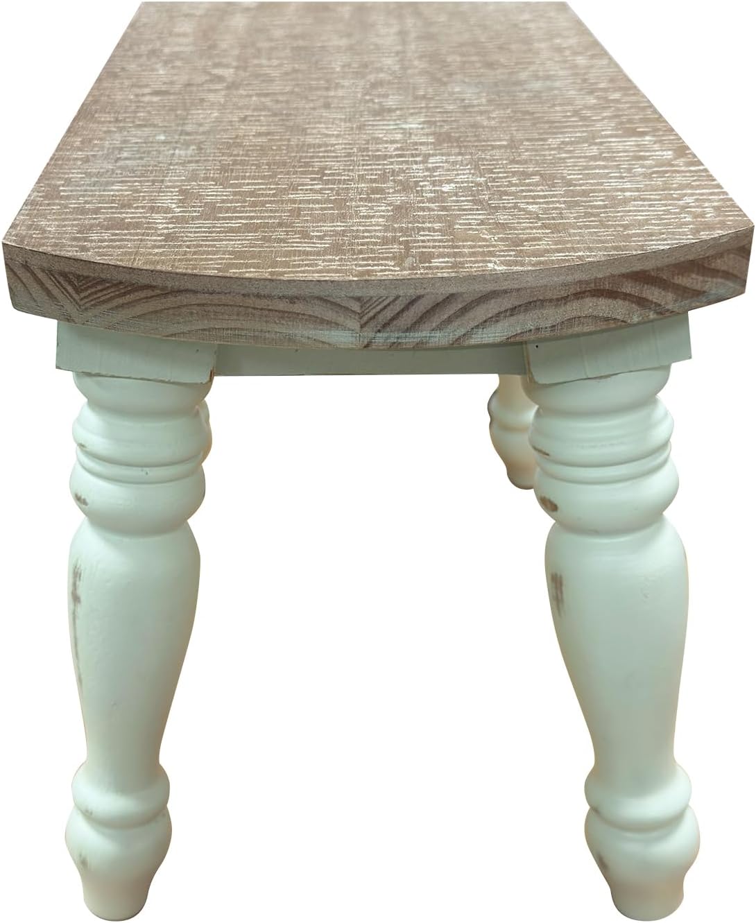 Farmhouse Wooden Plant Stand - Rustic Solid Wood Design, 300lb Capacit