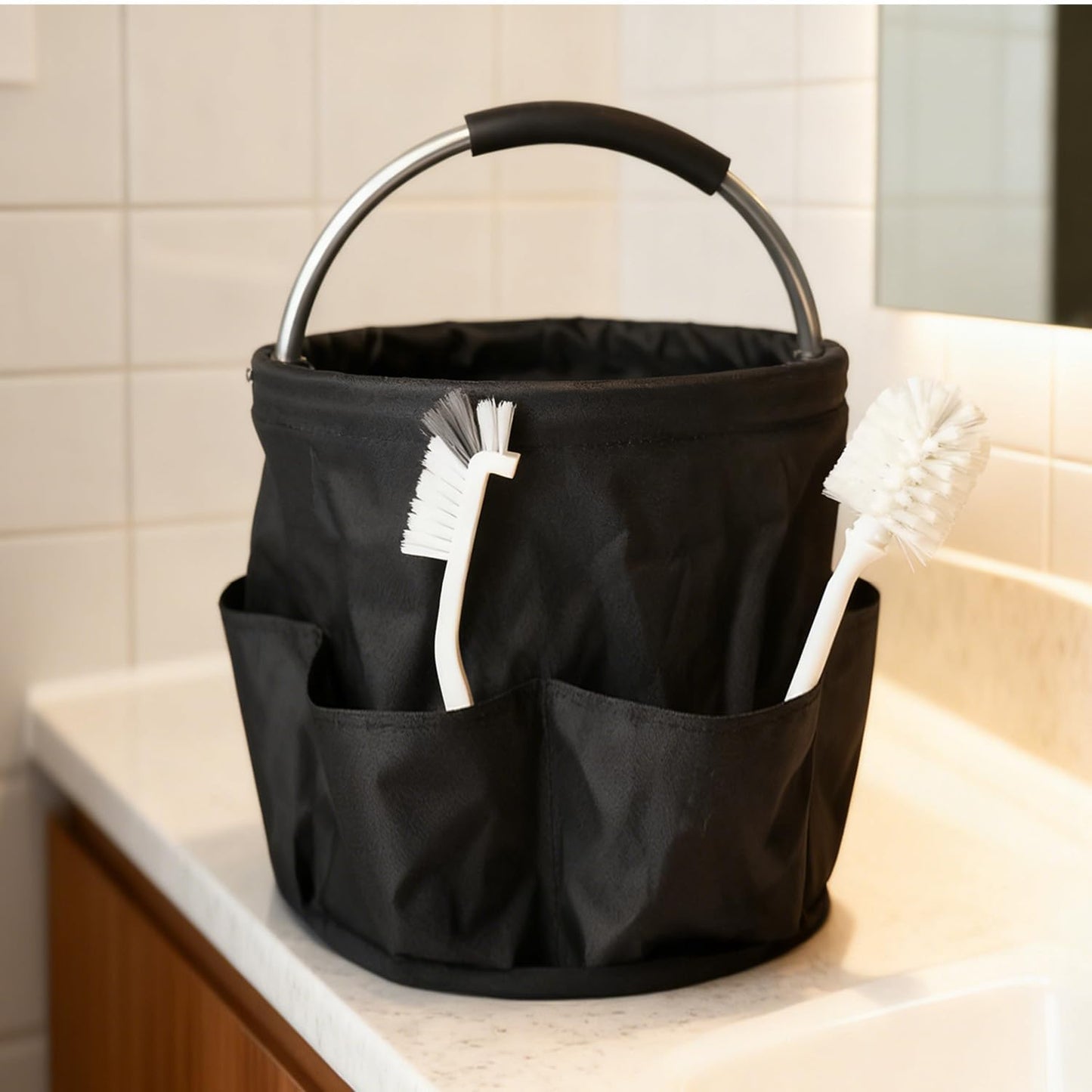 Foldable Storage Portable Multi Cleaning Bucket Bag for Home and Garden
