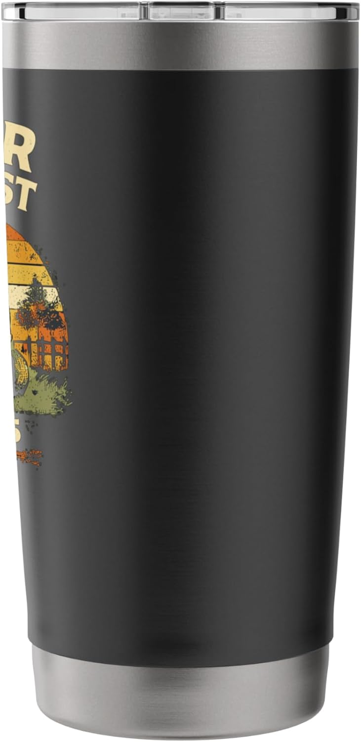 Father Mows Best Vintage Lawn Care Pride Since 2015 Stainless Steel Insulated Tumbler