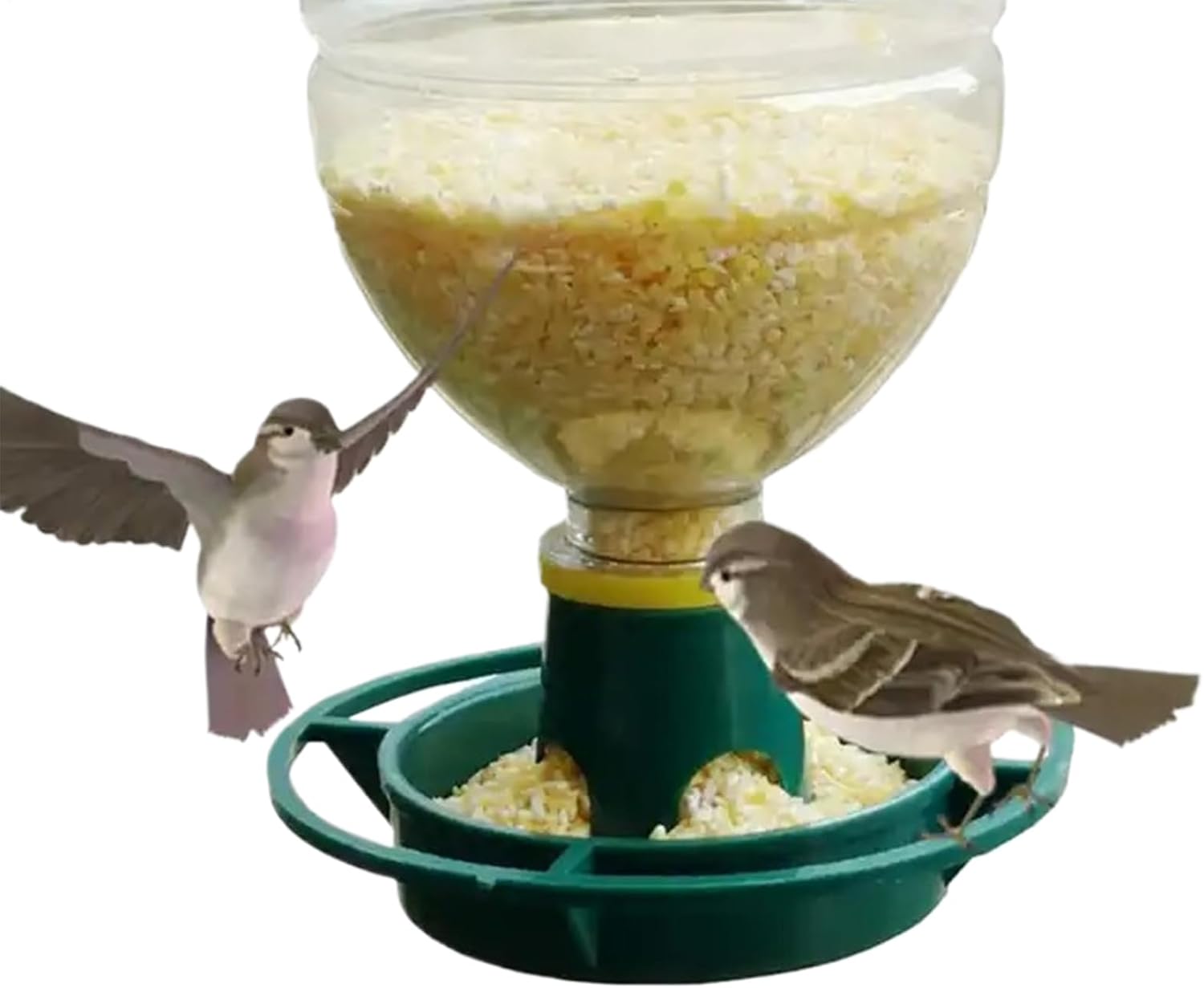 Outdoor Bird Feeder, Multifunctional Feeding Bowl, 8x6 Inches Hangable