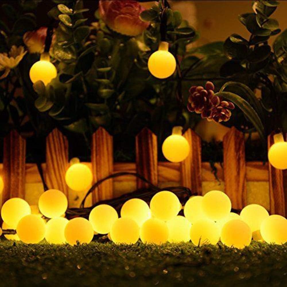 Solar Charge LED String Fairy Light Waterproof Outdoor Garden Lights Lawn Lamp Hoilday Party Christmas Wedding Decoration (Color : Multicolor Size : 7M 50LEDs) (Multicolor 12M 100LEDs)