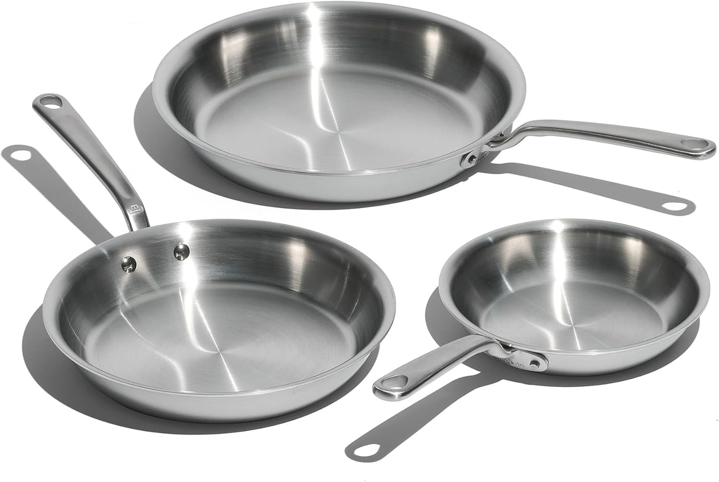 Made In Cookware | 3-Piece (Includes 8",10",12") Stainless Frying Pan 