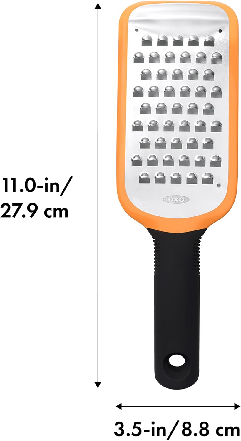 OXO Good Grips Etched Coarse Grater, Orange