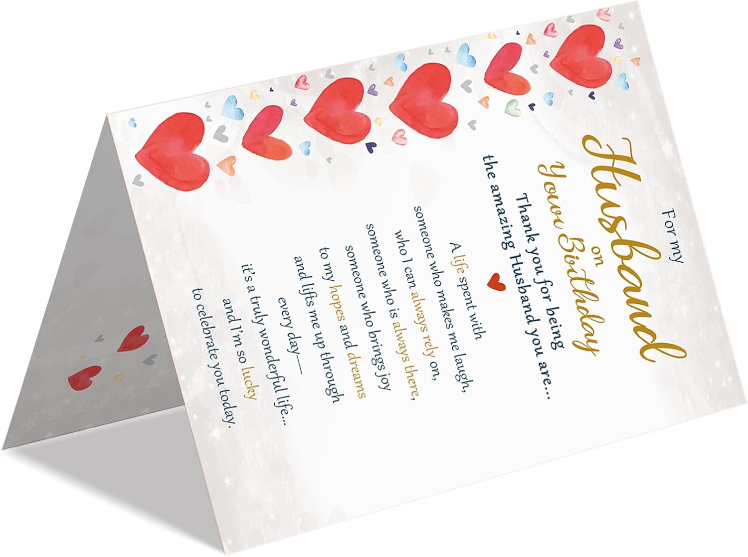 Funny Birthday Card Gifts for Husband from Wife, Happy Birthday Decora