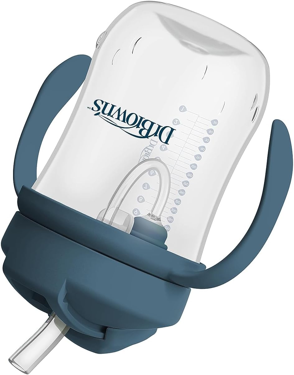 Dr. Brown's Milestones Baby's First Straw Cup, Training Cup with Weigh
