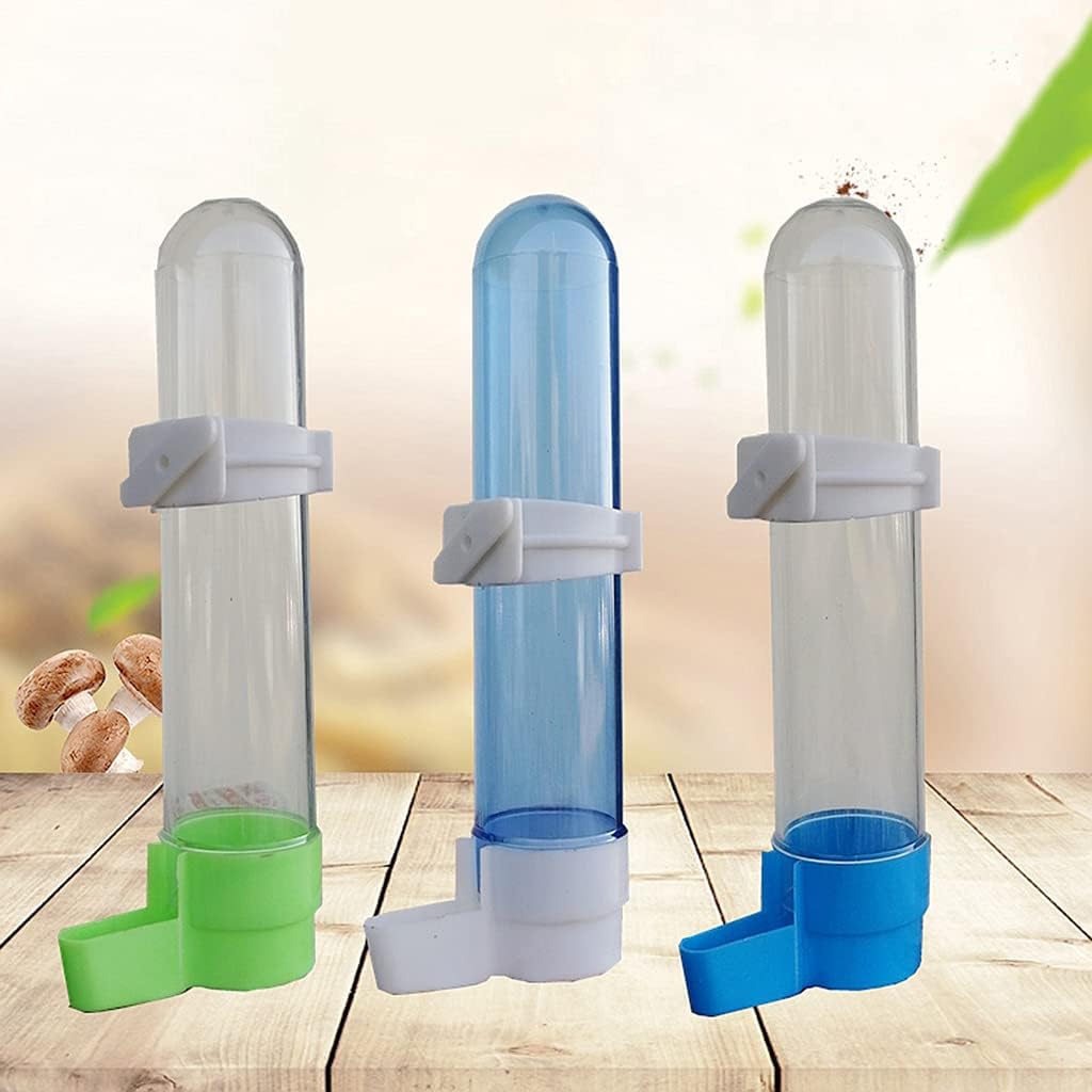 Pet Bird Auto Feeder Parrot Cockatiel Feeding Water Drinker Cup Bowl