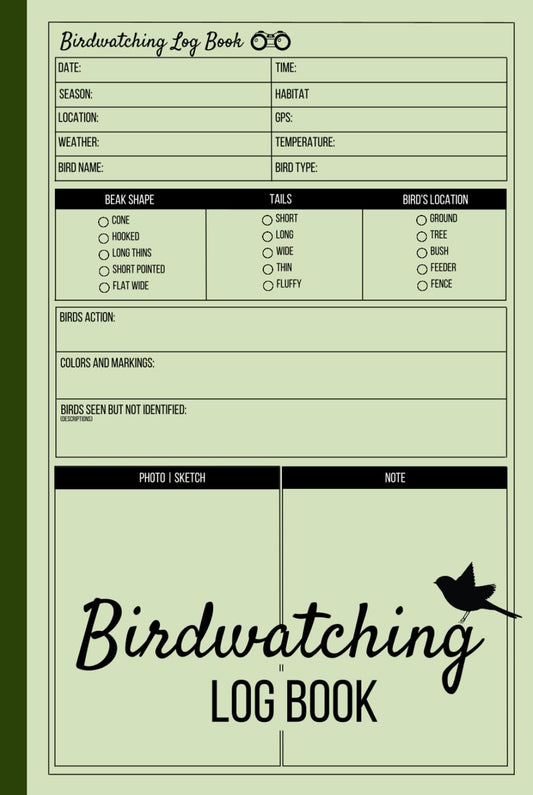 Birdwatching Log Book: Cute Bird watching Journal Gift for Bird Watche