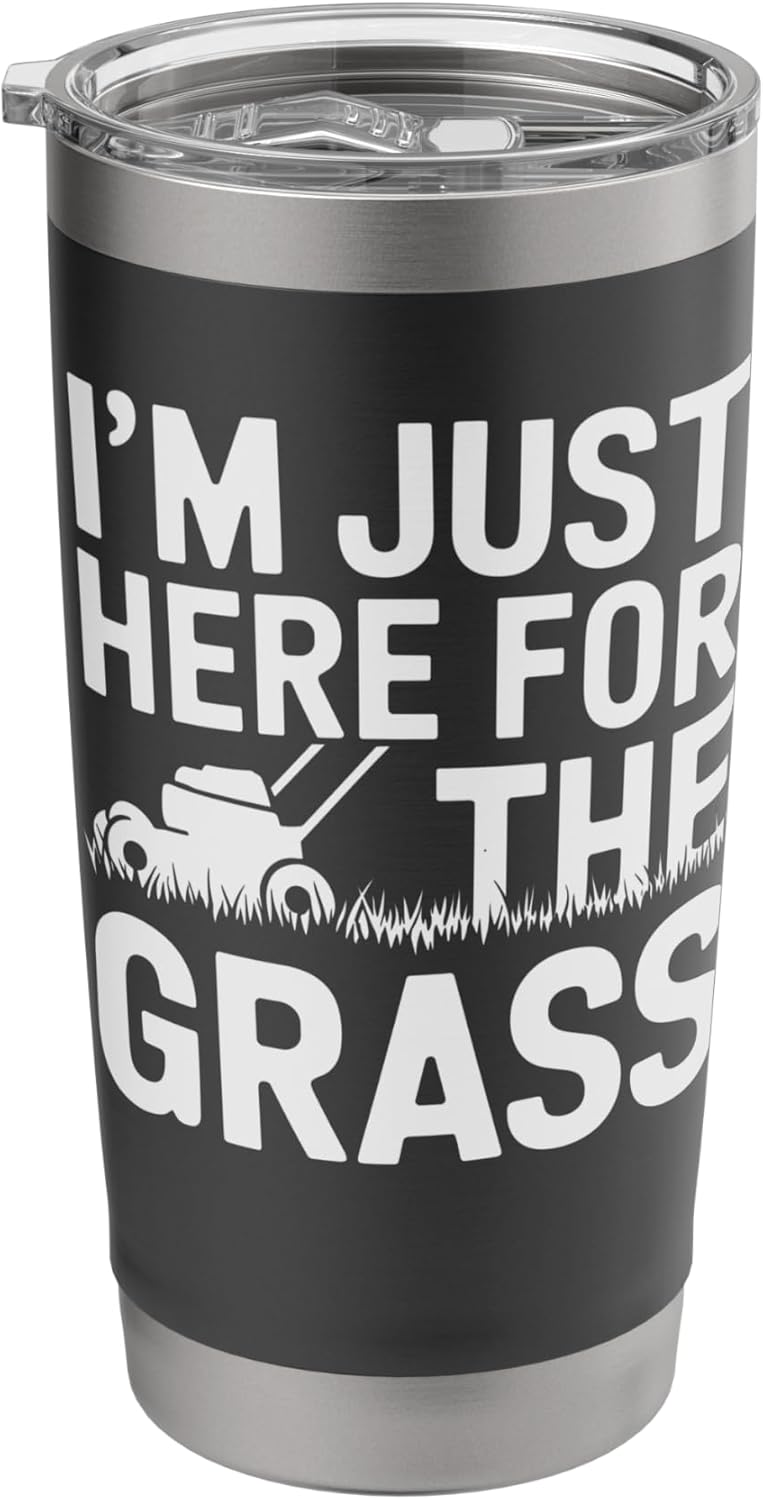 Lawn Mowing for Gardening Lawn Mower Lawn Care for Men Stainless Steel Insulated Tumbler