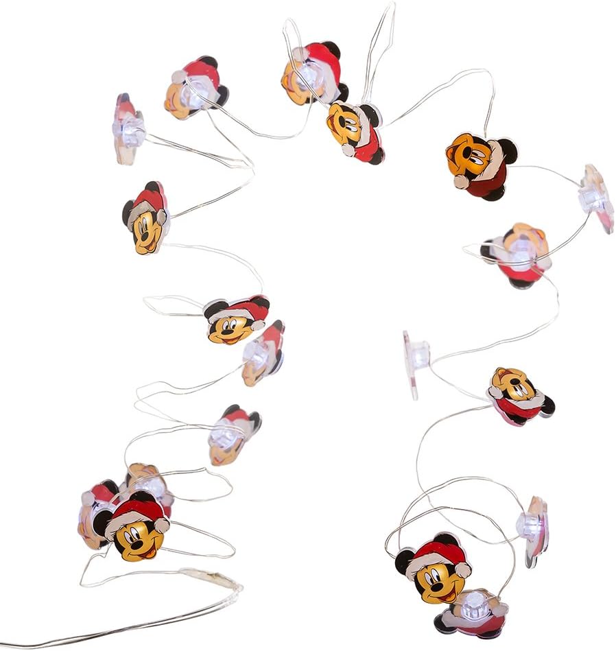 Kurt Adler Battery Operated 20L Mickey Mouse LED Fairy Light Set in PDQ