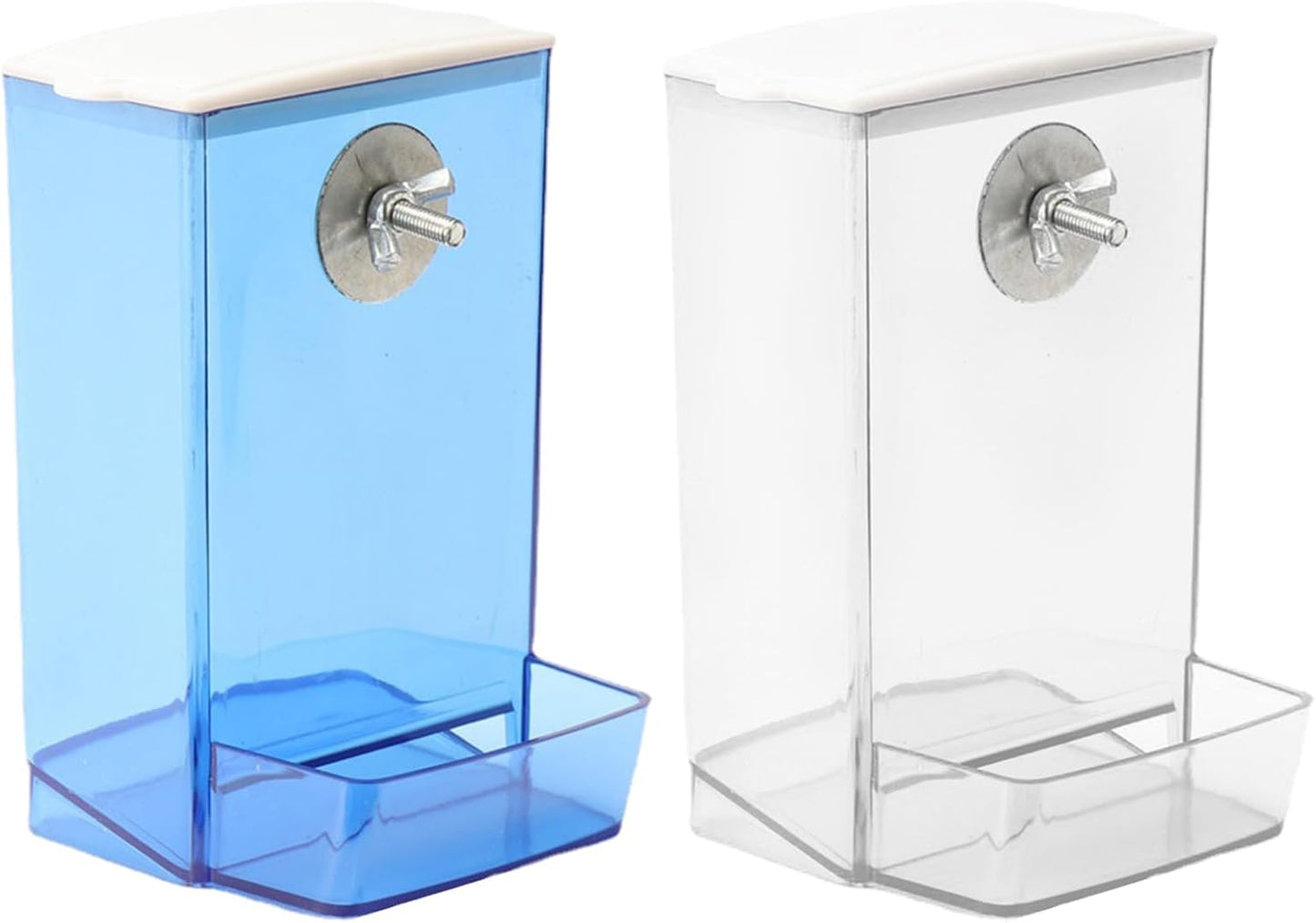 Bird Food Feeder Hangable Feeding Box Automatic Bird Feeder Anti-Spill Bird Food Container with Large Capacity