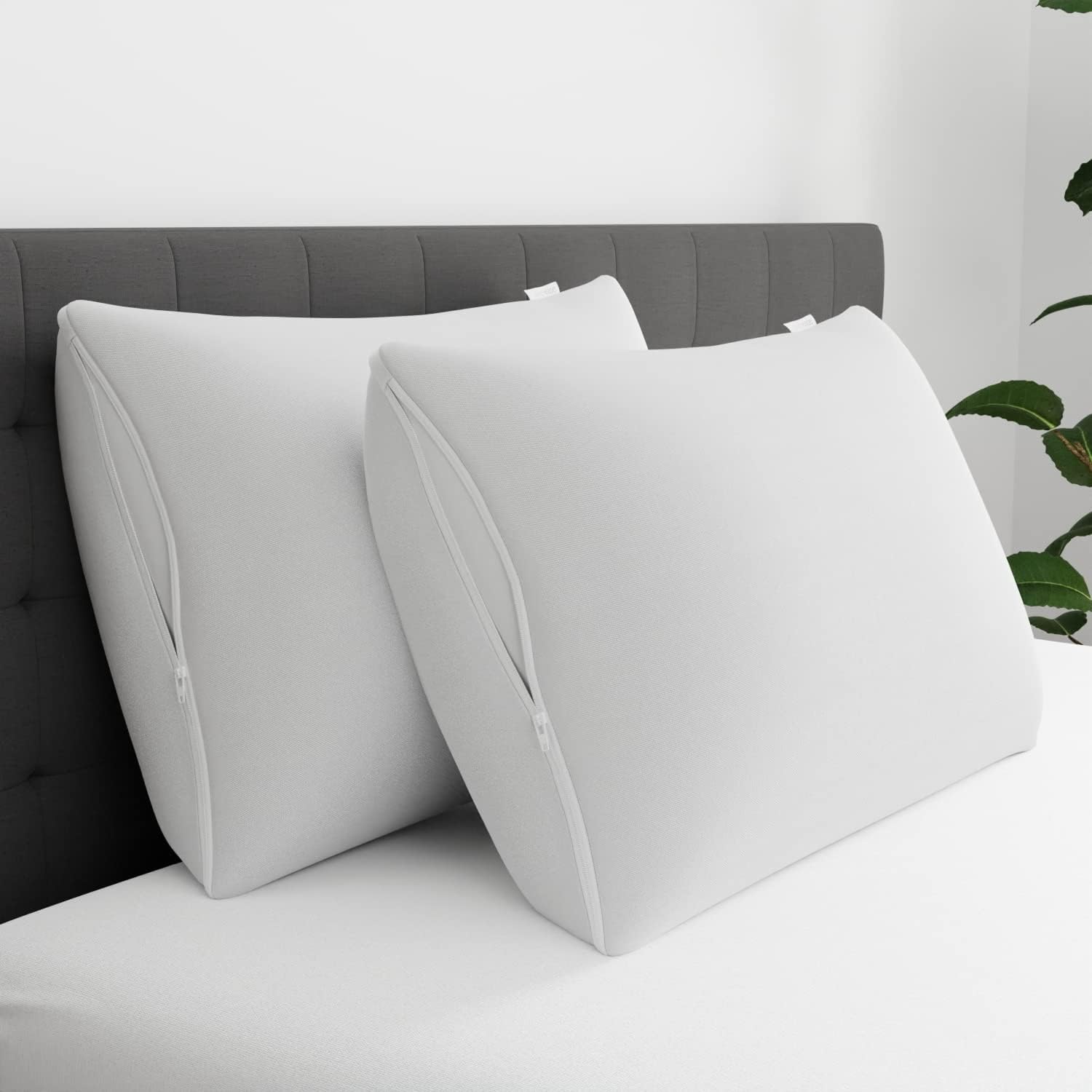 Set of 2 Standard/Queen AllerEase Pillow Protectors - Moisture Wicking