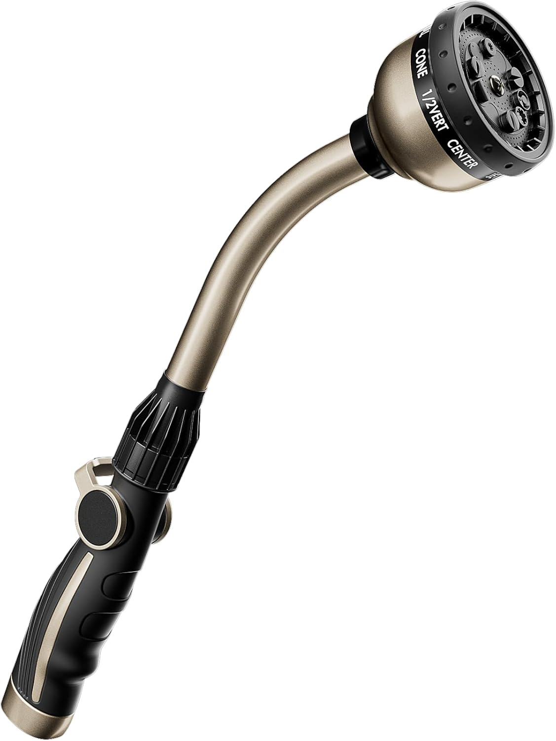 RESTMO Watering Wand Heavy Duty, Metal Garden Hose Wand with 10 Spray 