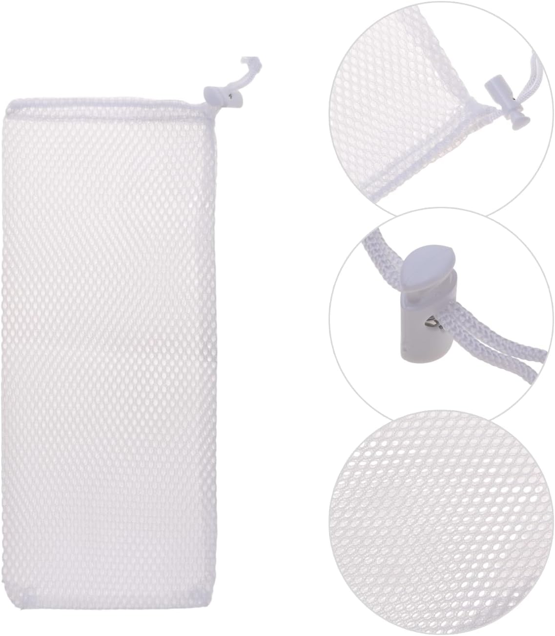 8 PCS Finch Sock Feeders for Outdoor Use - Durable White Thistle Seed Sacks, Ideal Bird Food Supply Tools for Garden and Yard Finch Feeding (4.7" x 11")