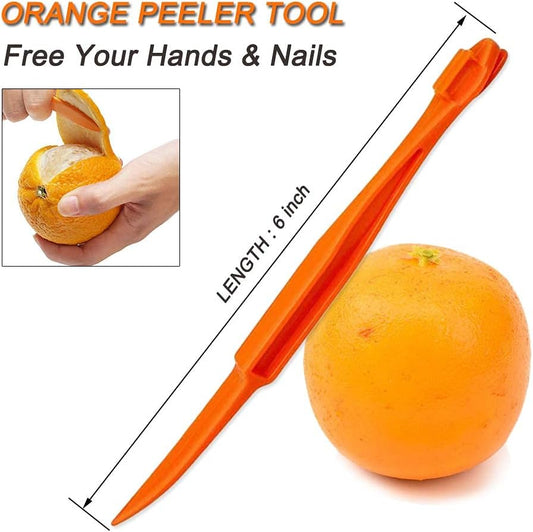 Orange Peeler Tools - Plastic Orange Peeler Citrus Remover Easy Open L