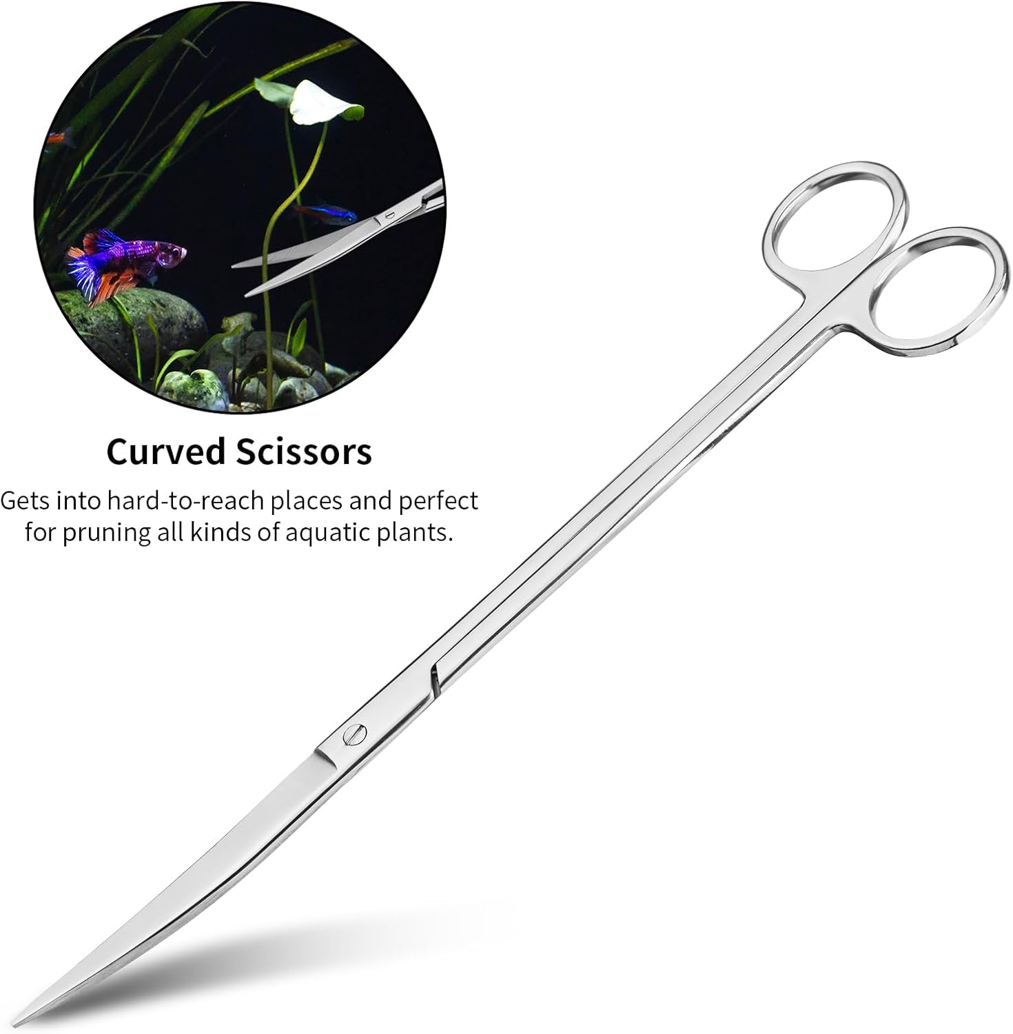 Ohtomber Aquascape Tools Aquarium Kit - 4PCS Terrarium Supplies Includ