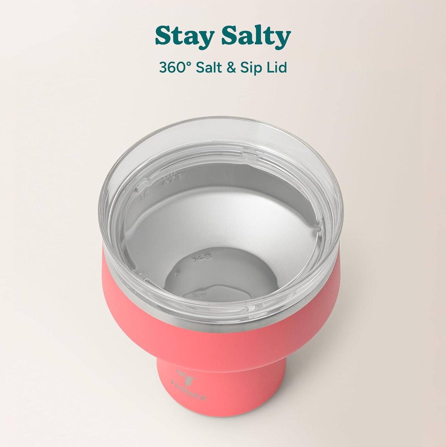 REDUCE Saltini 16 oz Cocktail Tumbler - Insulated Margarita Tumbler wi
