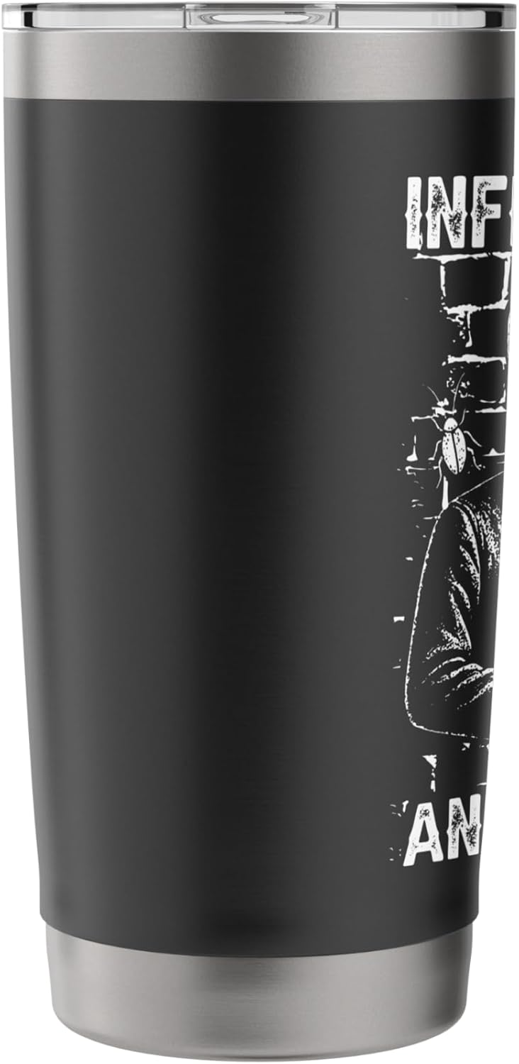 Infestation Elimination Pest Control Exterminator Gift Stainless Steel Insulated Tumbler