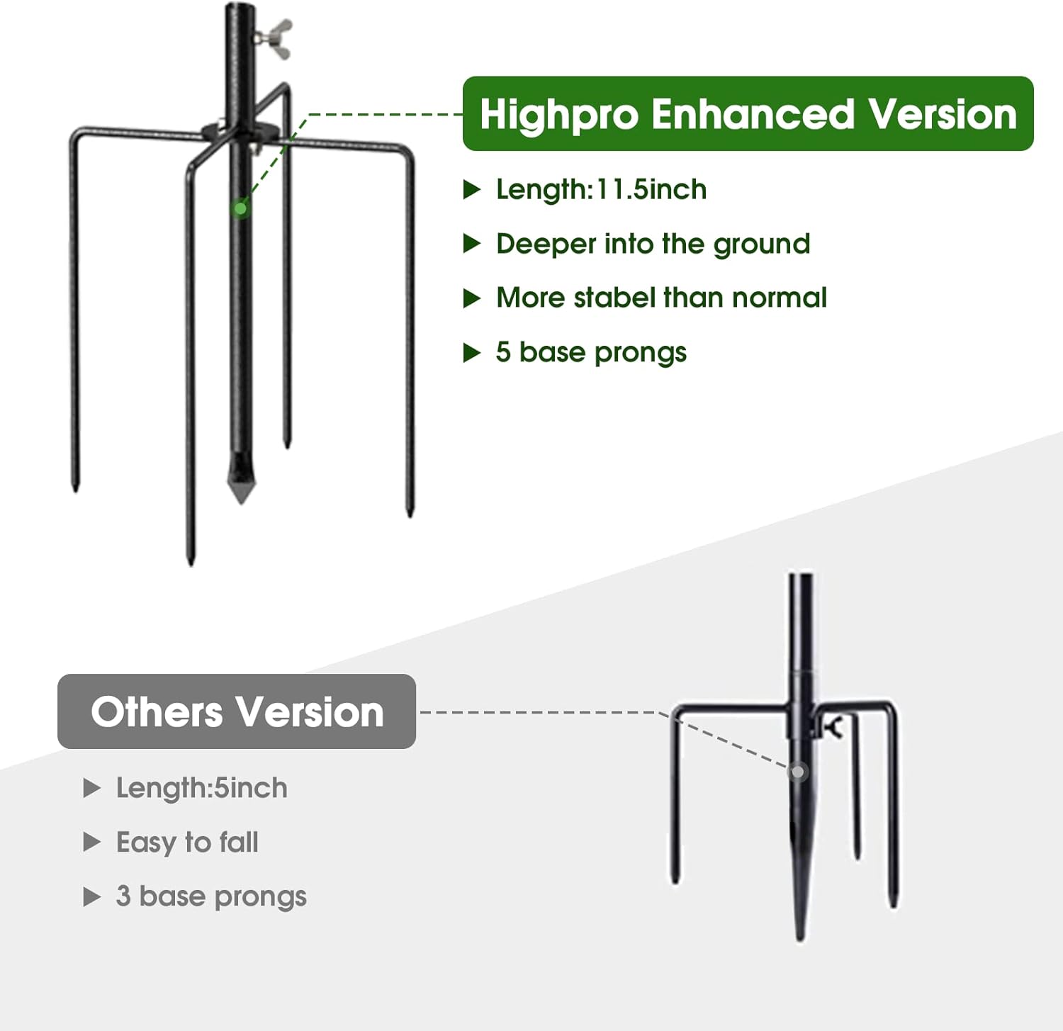Bird Feeder Pole Wild Bird Feeder Hanging Kit Planter, 83 Inch Bird Fe