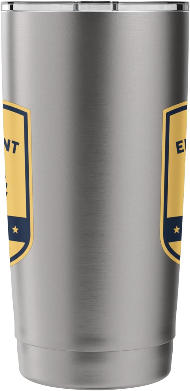 Lawn Enforcement Officer Funny Gardening Badge Lawn Care Mow Stainless Steel Insulated Tumbler