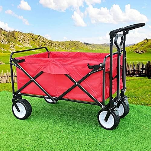 Portable Camping Cart,Beach Trolley Garden Trolley Foldable Trucks Hea