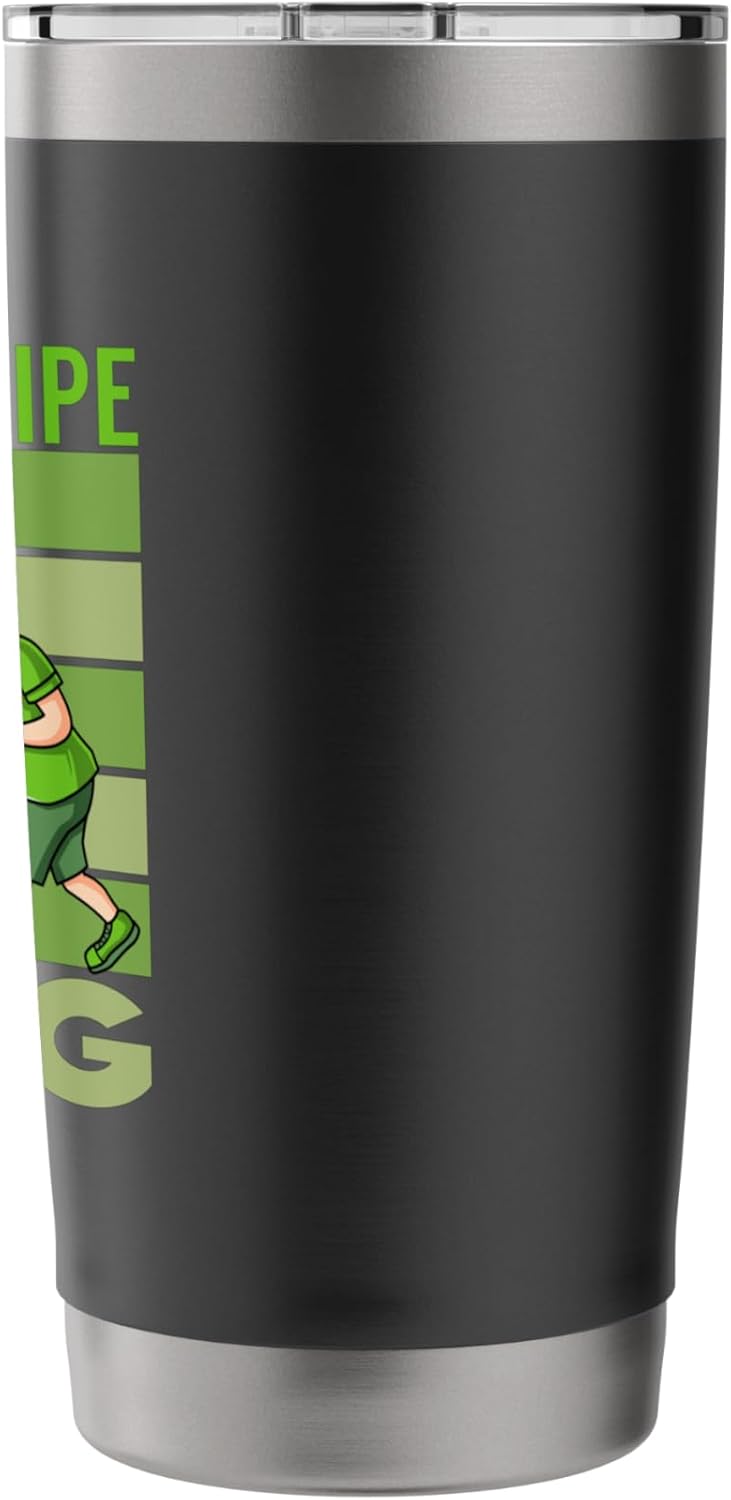 Lawn Stripe King Funny Lawn Mower Stripes Garden Lover Stainless Steel Insulated Tumbler