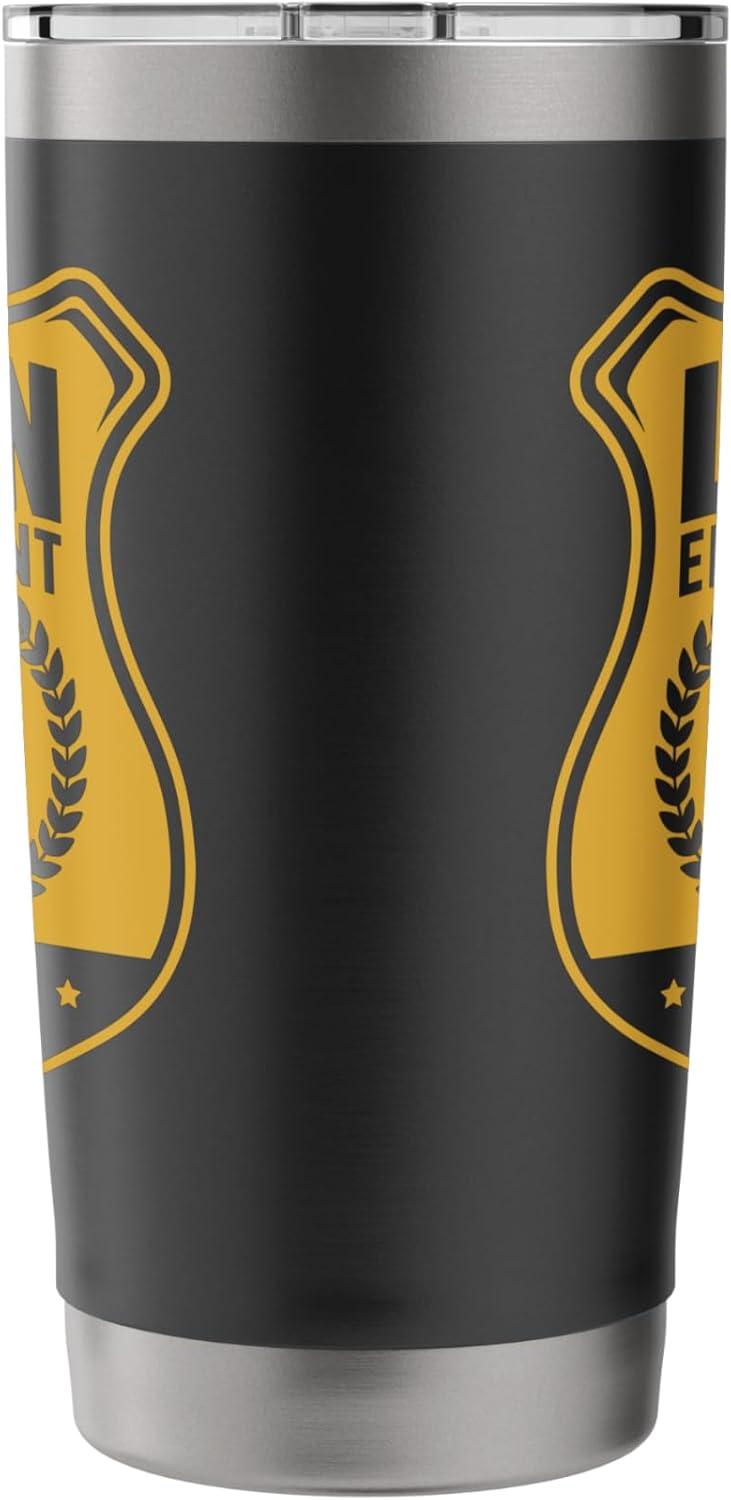 Lawn Enforcement Officer Shirt - Gardening Lawn Mower Gift Stainless Steel Insulated Tumbler